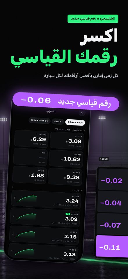 Holeshot: مؤقت تسارع 0-100 4